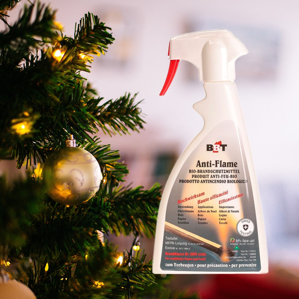 Spray ignifugo per alberi di Natale BBT Antiflame