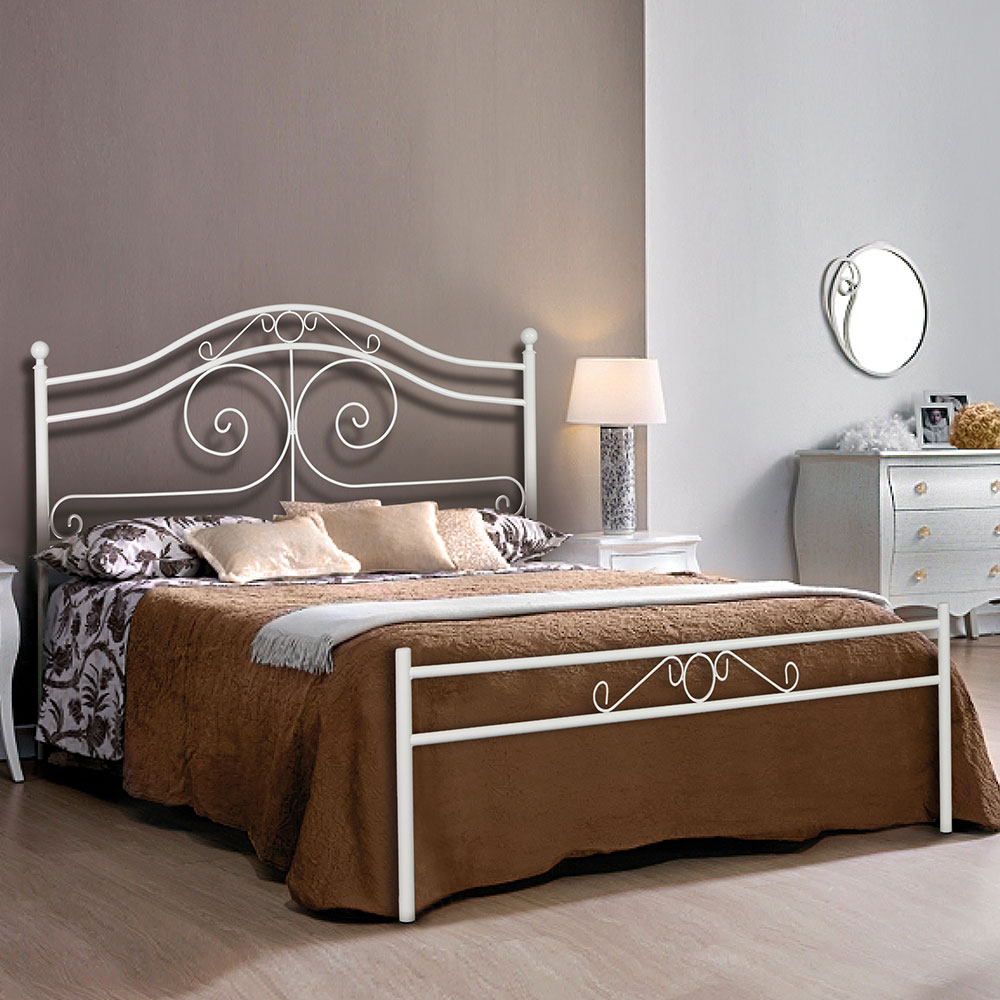 Testiera Letto Matrimoniale In Ferro 170x200x138h Juliet