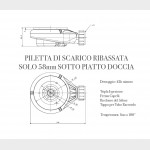 Piatto Doccia Mineral Marmo Griglia Laterale Sabbia | Prestige