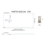 Piatto Doccia Mineral Marmo Nero 2,5cm | Eye